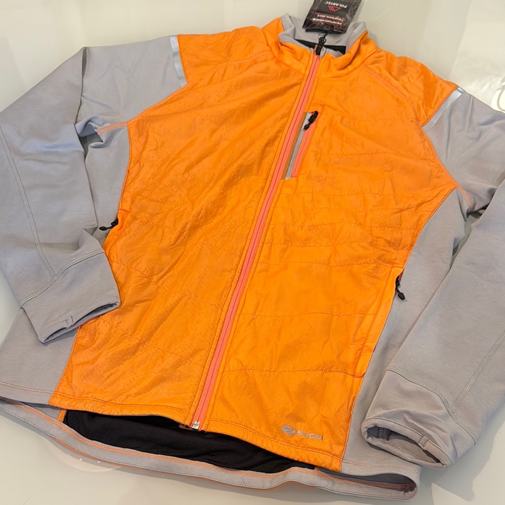 SUGOI Vibrant Orange and Gray Jacket - size XL